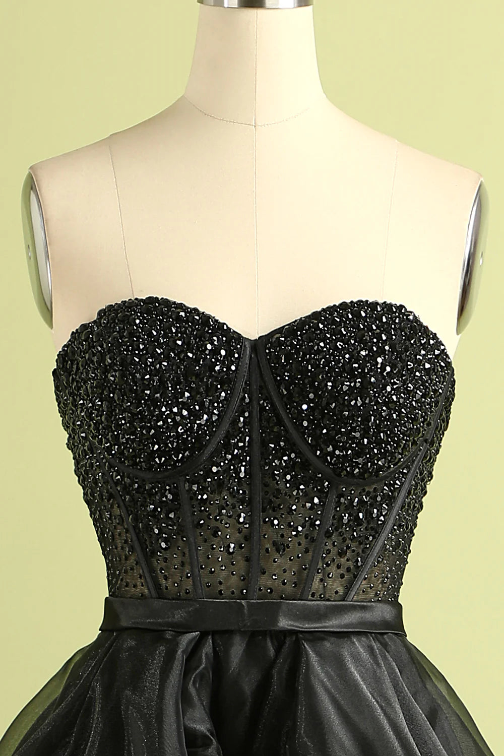 Strapless Ball Gown Evening Dress