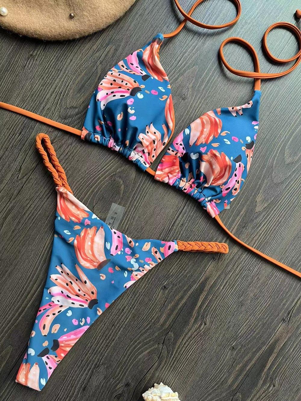 Beaira Swimwear Women Leopard Print Brazilian Bikini Set Sexy Thong Swimsuit Two Pieces Bathing Suit Women Beach Wear