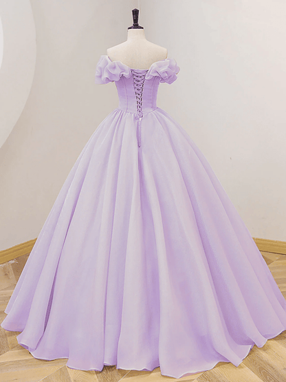 Beaira Lavender Beaded Long Party Dress Formal Dress Lavender Sweet 16 Dress stores with prom dresses