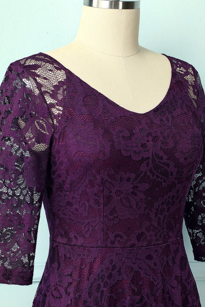 Grape Lace Midi