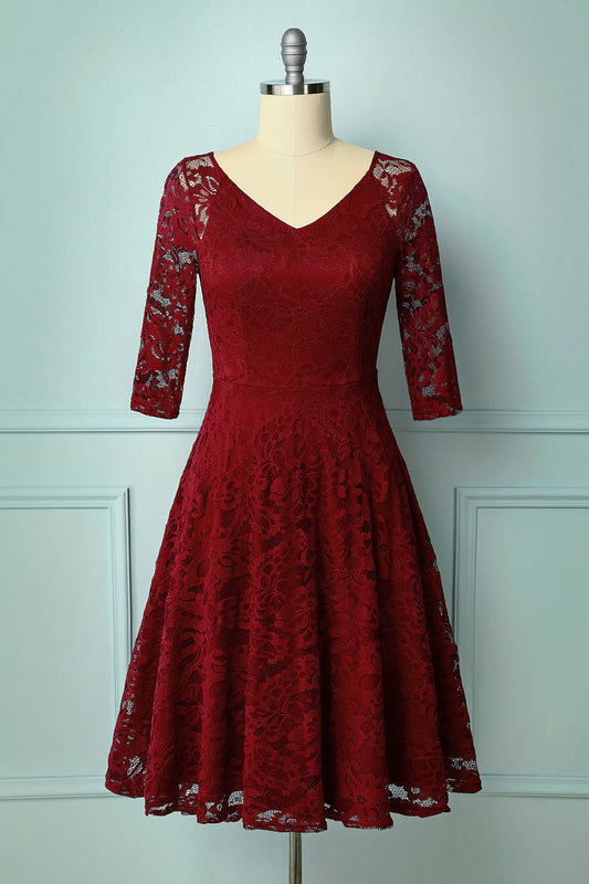 Vintage Red Midi