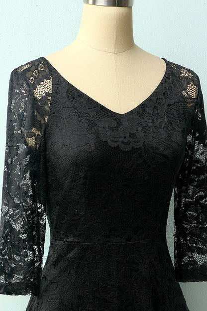 Black Lace Midi