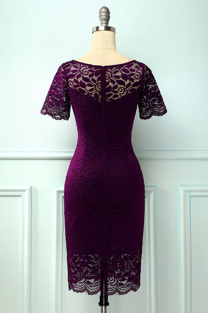 Midi Bodycon Lace Dress