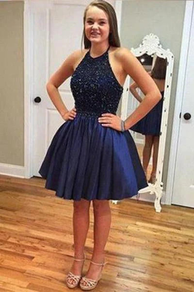 Cute Royal Blue Homecoming Dress Short Cocktail Dresses