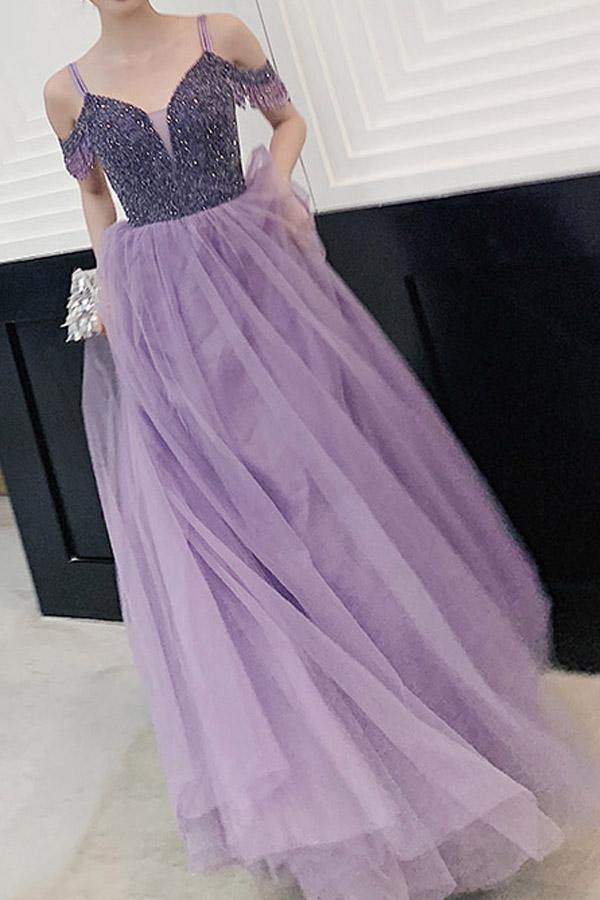 Arrival Real Made Charming Beading Long Prom Dresses Evening dresses