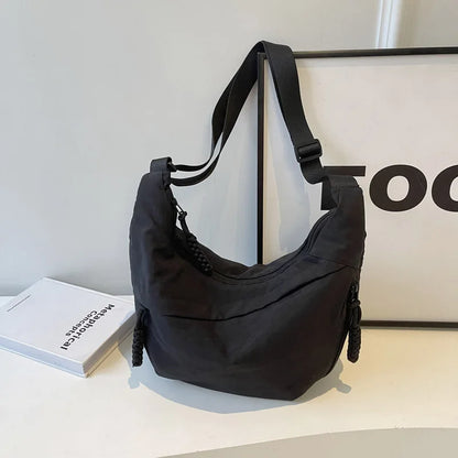 Beaira Nylon Fabric Shoulder Bag New High Capacity Women's Crossbody Messenger Bag Leisure Versatile Shoulder Hobos Bag