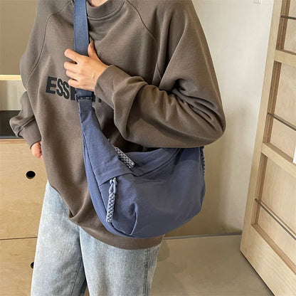 Beaira Nylon Fabric Shoulder Bag New High Capacity Women's Crossbody Messenger Bag Leisure Versatile Shoulder Hobos Bag