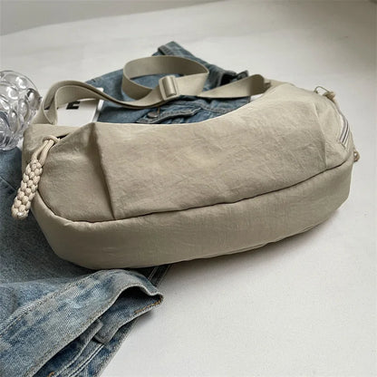 Beaira Nylon Fabric Shoulder Bag New High Capacity Women's Crossbody Messenger Bag Leisure Versatile Shoulder Hobos Bag