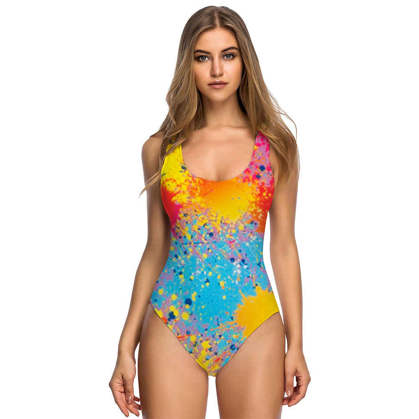 Women's Swimwear One Piece Swimsuit Tropical Beach Wear Summer