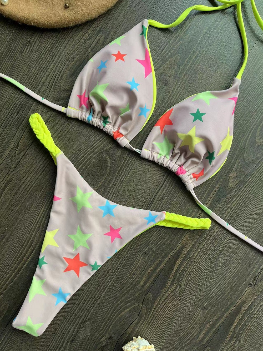 Beaira Swimwear Women Leopard Print Brazilian Bikini Set Sexy Thong Swimsuit Two Pieces Bathing Suit Women Beach Wear