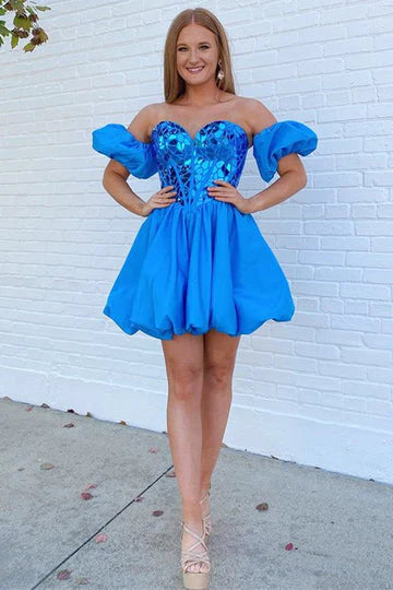 Strapless A Line Homecoming Dresses With Ruffles Short/Mini