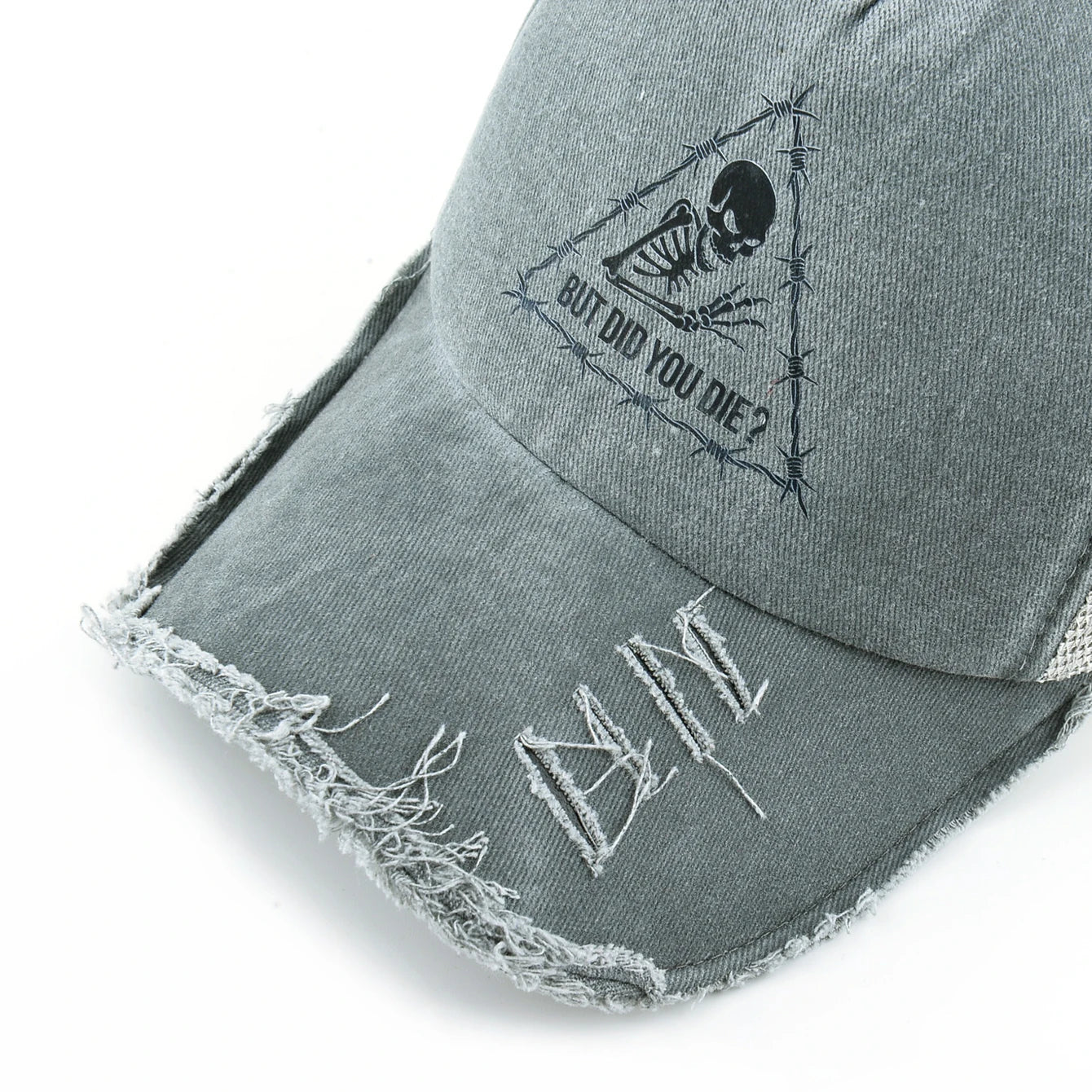 Beaira Washed Denim Baseball Cap Women Spring And Summer Sun Visor Cap Men Snapback Hip Hop Trucker Cap Breathable Mesh Hat