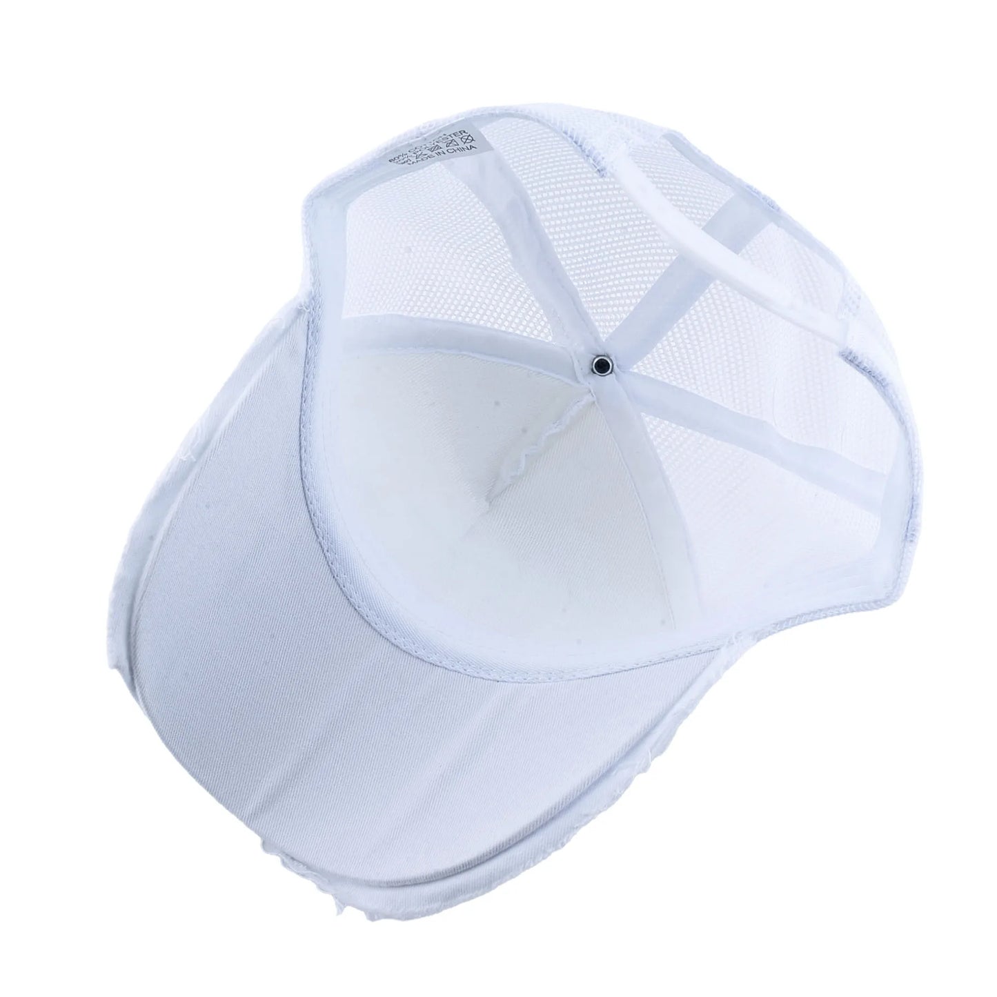 Beaira Washed Denim Baseball Cap Women Spring And Summer Sun Visor Cap Men Snapback Hip Hop Trucker Cap Breathable Mesh Hat