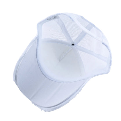 Beaira Washed Denim Baseball Cap Women Spring And Summer Sun Visor Cap Men Snapback Hip Hop Trucker Cap Breathable Mesh Hat