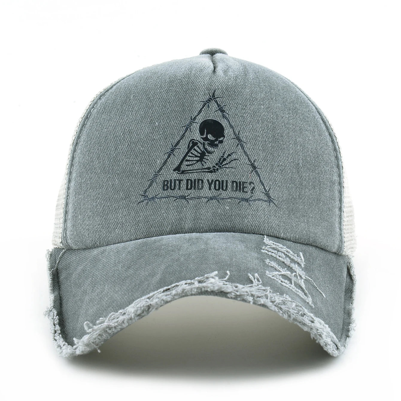 Beaira Washed Denim Baseball Cap Women Spring And Summer Sun Visor Cap Men Snapback Hip Hop Trucker Cap Breathable Mesh Hat
