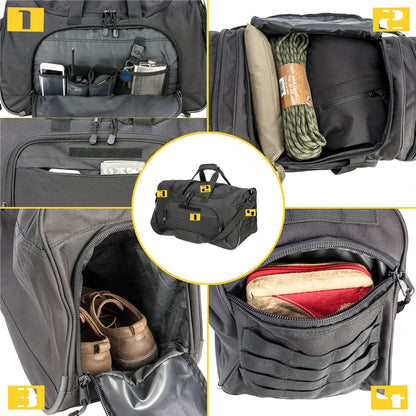Beaira Waterproof Gym Bag Men Sports Travel Bags Military Tactical Duffle Luggage Outdoor FitnessTraining Bag