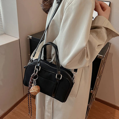 Beaira Women Suede Top-handle Bag Adjustable Strap Crossbody Purse With Interior Pocket Handbag Clutch Purse for Work Travel