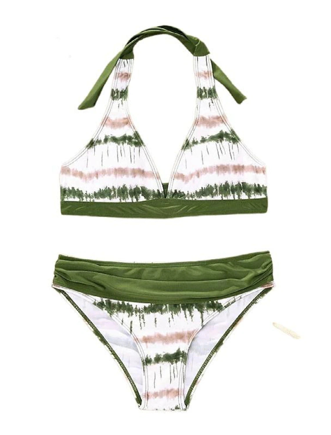 Women's Normal Swimwear Bikini Shorts Swimsuit 2 Piece Printing Tie Dye Beach Wear Summer Bathing Suits