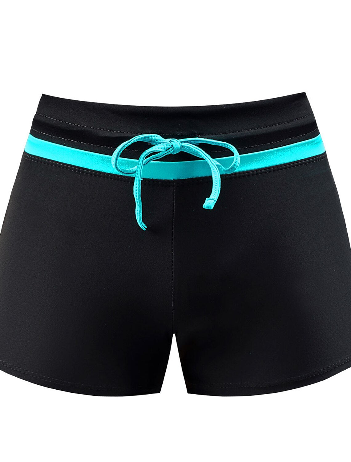 Women's Normal Swimwear Swim Shorts Shorts Swimsuit Quick Dry Solid Color Beach Wear Summer Bathing Suits