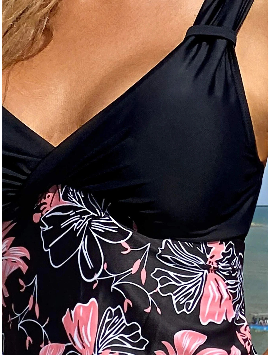 Women's Normal Swimwear Tankini 2 Piece Swimsuit 2 Piece Printing Floral Beach Wear Summer Bathing Suits